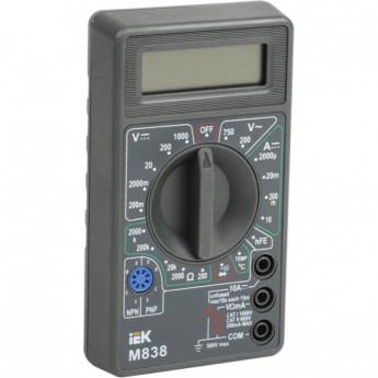 Мультиметр цифровой IEK UNIVERSAL M838 - TMD-2S-838 Мультиметр цифровой IEK UNIVERSAL M838 - TMD-2S-838